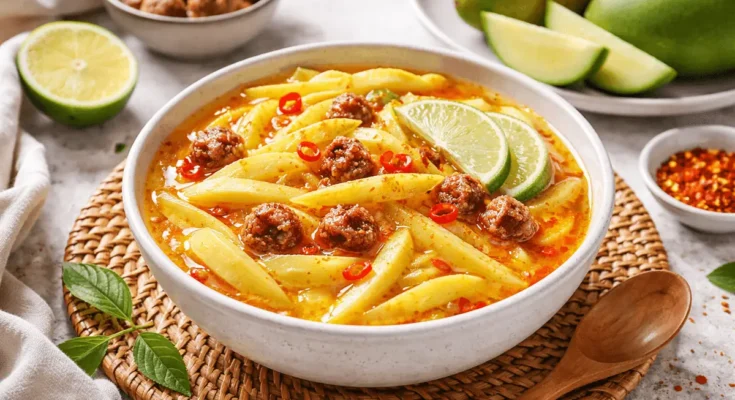 semangkuk asinan mangga kiamboy