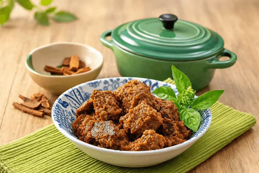 Semangkuk malbi daging sapi khas Palembang
